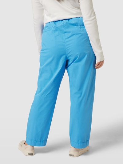 Tommy Hilfiger Curve PLUS SIZE tapered fit stoffen broek met elastische band Turquoise - 5