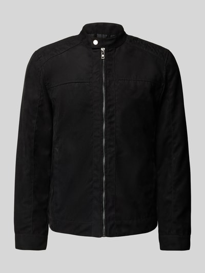 Only & Sons Regular Fit Blouson in Lederoptik Modell 'MIKE' Black 2