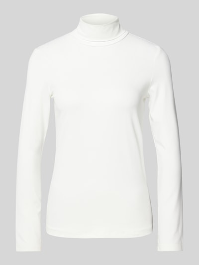 Christian Berg Woman Slim Fit Longsleeve mit Rollkragen Offwhite 2