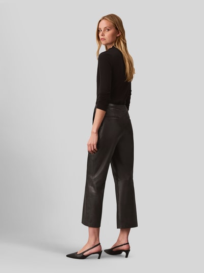 Calvin Klein Womenswear Kunstlederhose mit seitlichen Eingrifftaschen Black 5