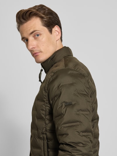 Cinque Gewatteerd jack met opstaande kraag, model 'SURF' Zwart - 3