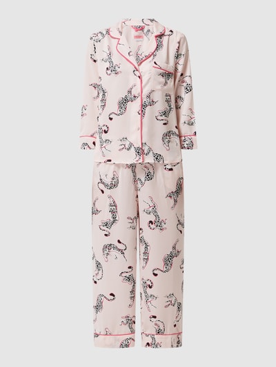 KATE SPADE Pyjama met all-over motief, model 'Charmeuse' Lichtroze - 2