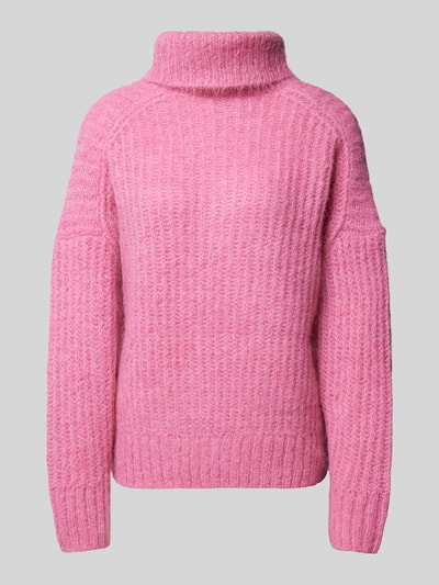 Fynch-Hatton Strickpullover mit Rollkragen Pink 2