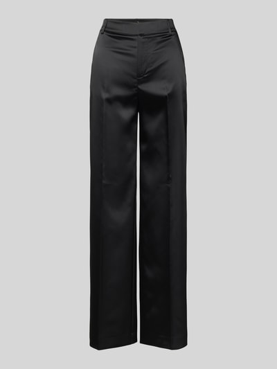 monari Wide Leg Hose mit Bügelfalten Black 2