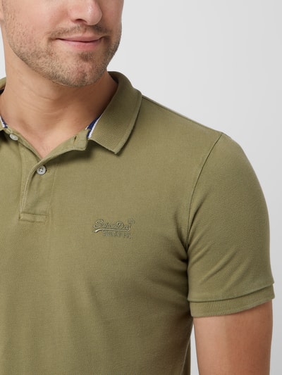 Superdry Poloshirt aus Baumwolle  Oliv 3