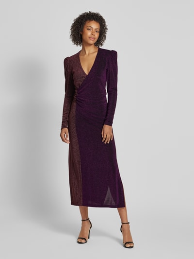 Stella Nova Maxi-jurk met V-hals Helder paars - 4