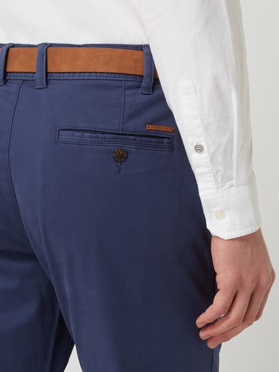 MCNEAL Broek met stretch en rechte pasvorm  Oceaanblauw - 3