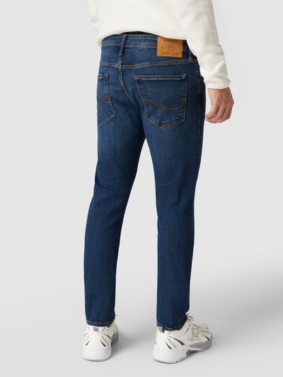 Jack & Jones Jeansy w dekatyzowanym stylu o kroju slim fit Jeansowy niebieski 5