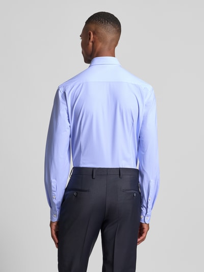 Jake*s Koszula biznesowa o kroju slim fit z kołnierzykiem typu kent Błękitny 5