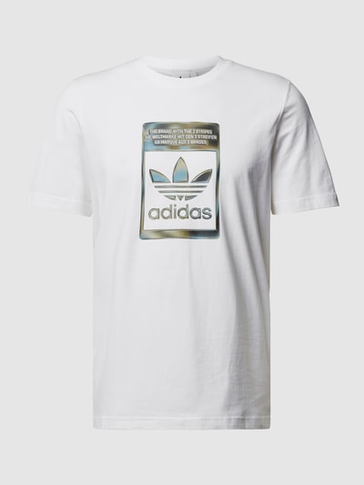 adidas Originals Regular Fit T-Shirt mit Label-Print Weiss 2