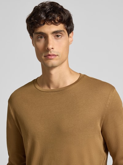Christian Berg Men Longsleeve met ronde hals Cognac - 3