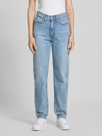 Levi's® 300 Mom Fit Jeans mit Eingrifftaschen Hellblau 4