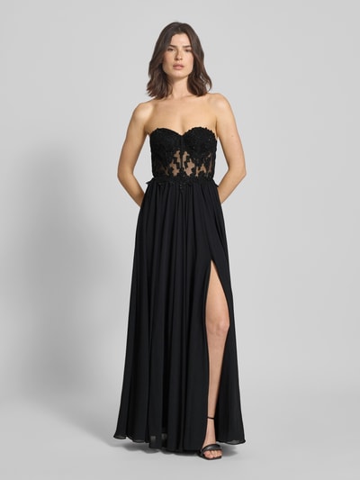 Mascara Avondjurk met hartvormige hals  - 4