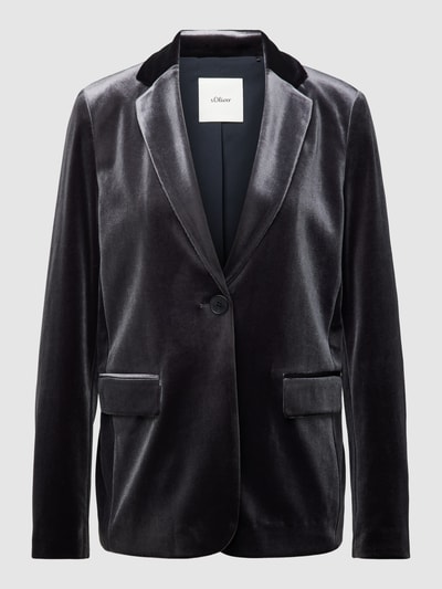 s.Oliver BLACK LABEL Blazer met knoopsluiting Middengrijs - 2