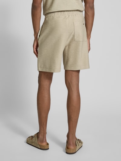 JOOP! Collection Korte broek met elastische band en achterzak Beige - 5