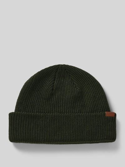 COLUMBIA Beanie met labeldetail Olijfgroen - 1