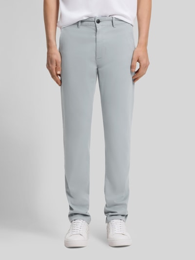 BOSS Orange Slim Fit Chino aus Baumwoll-Mix Modell 'CHINO SLIM' Hellgrau 4