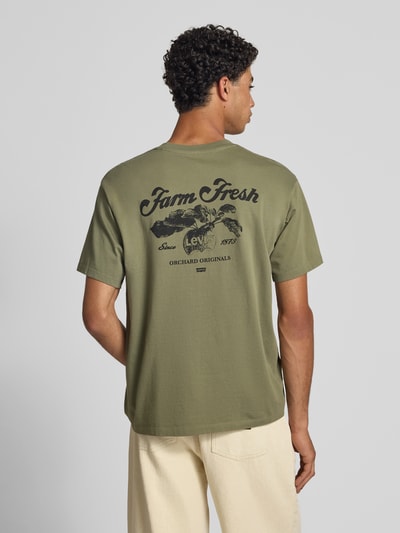 Levi's® T-Shirt mit Motiv- und Label-Print Oliv 5