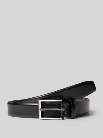 Produktfoto, pasek męski Gürtel aus Leder mit Dornschließe von bugatti, naturalna skóra, klasyczny kształt, szerokość 3 cm, sprzączka, Szerokość w rozmiarze 90: 3 cm