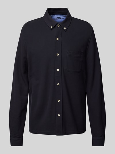 Fynch-Hatton Freizeithemd mit Button-Down-Kragen Marine 2