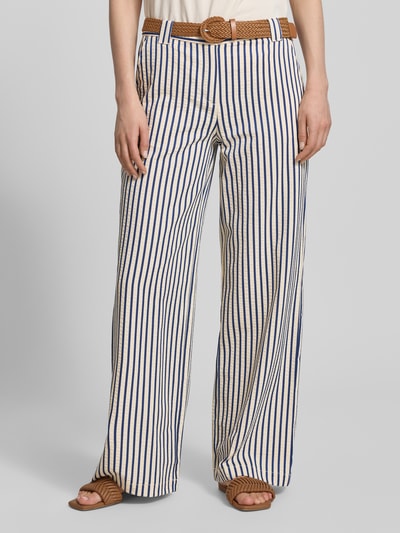 Christian Berg Woman Wide Fit Hose mit Viskose-Anteil Blau 4