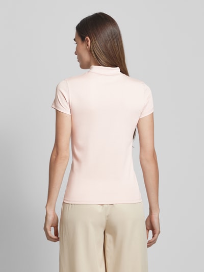 Marc Cain T-shirt met platte kraag Roze - 5