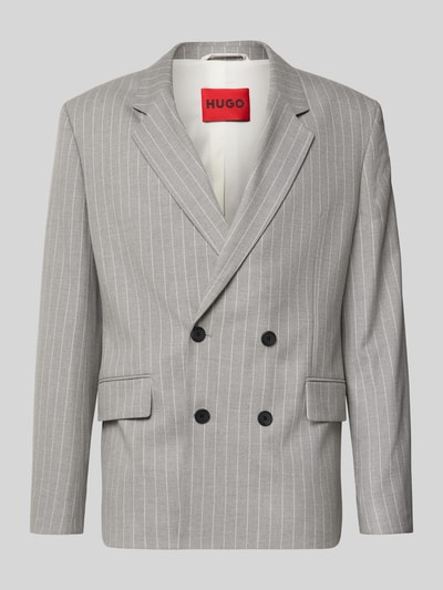 HUGO Regular Fit Anzugsakko mit Viskoseanteil Modell 'KARLO253F1X' Hellgrau 2