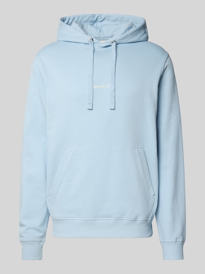 Jack & Jones Hoodie mit Känguru-Tasche und Label-Stitching Hellblau 2