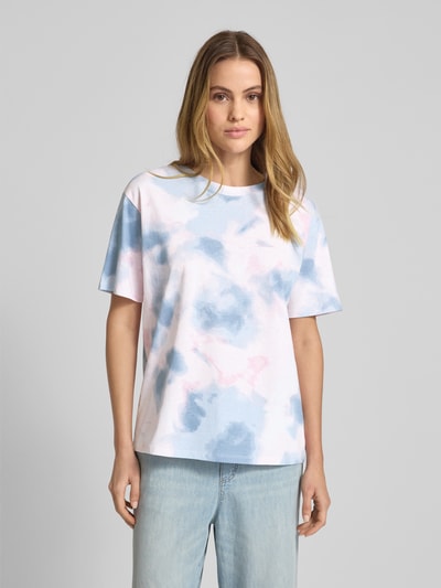 Jake*s Casual T-Shirt im Batik-Look Sky 4