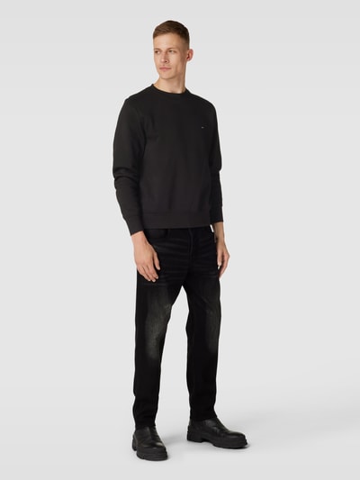 Tommy Hilfiger Sweatshirt mit Label-Stitching c Black 1