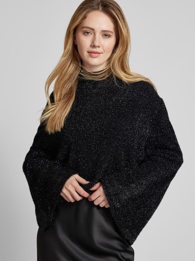 Gestuz Strickpullover mit Turtleneck Modell 'Flina' Black 3