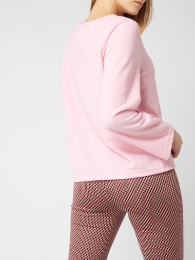 Only Boxy Fit Pullover mit Rippenstruktur Rosa 5