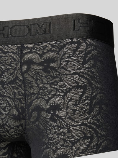 HOM Trunks mit elastischem Logo-Bund Black 2