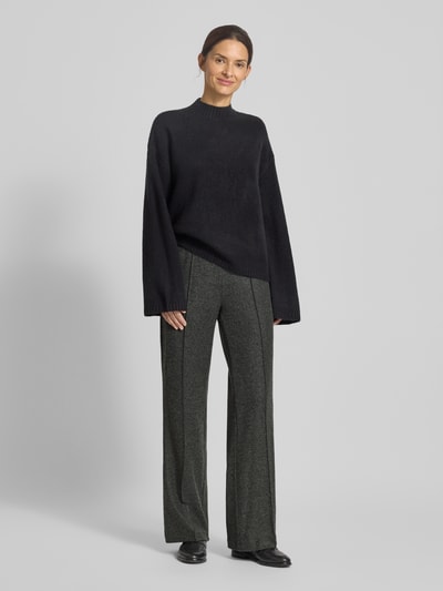 Cambio Regular Fit Hose mit Woll-Anteil Modell 'AVA' Anthrazit 1