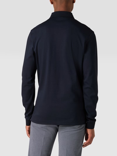 BOSS Poloshirt met labelopschrift Donkerblauw - 5