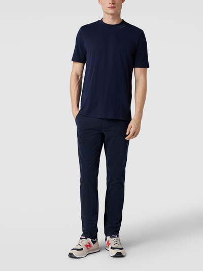 BOSS Orange Slim Fit Chino mit Stretch-Anteil Marine 1