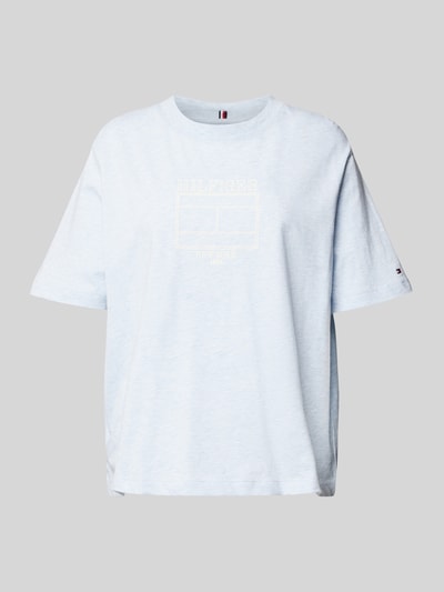 Tommy Hilfiger T-shirt van zuiver katoen Lichtblauw - 2