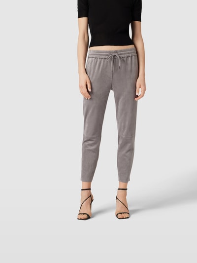 Juvia Jogpants in Wildleder-Optik Mittelgrau 4