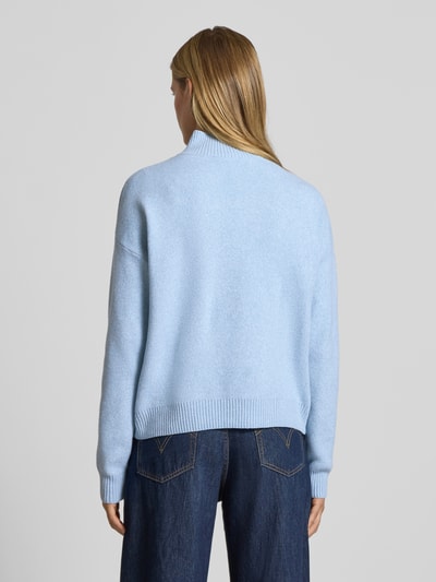 Pieces Regular fit pullover met schipperskraag, model 'OREE' Lichtblauw - 5