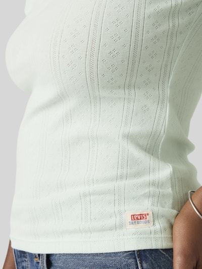 Levi's® Regular Fit T-Shirt mit Rundhals Hellblau 3