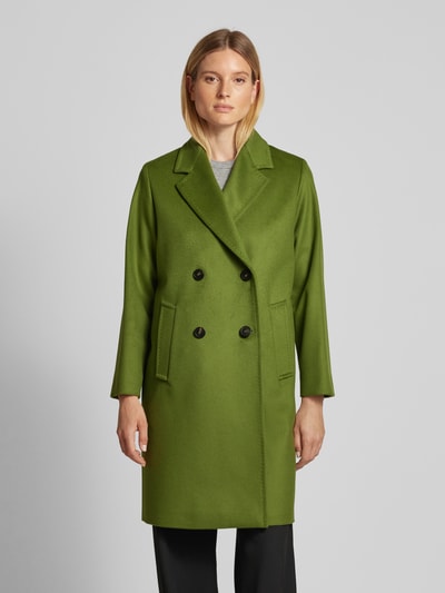 Weekend Max Mara Lange jas met reverskraag, model 'ZUM' Groen - 4