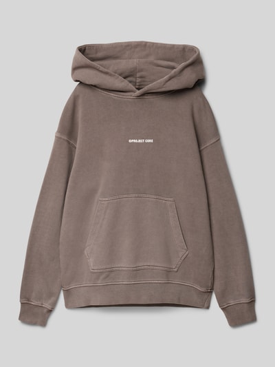 Jack & Jones Hoodie mit Label-Print Modell 'KINETIC' Graphit 1