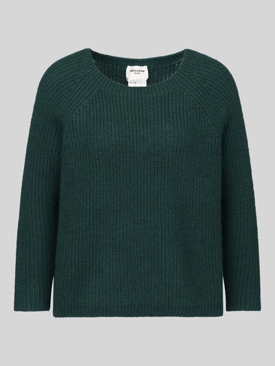 Weekend Max Mara Regular Fit Pullover mit Mohair-Anteil Modell 'XENO' Dunkelgruen 2