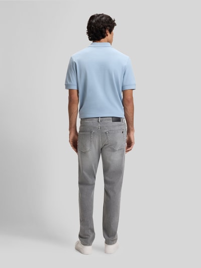 BOSS Orange Jeans o kroju regular fit z mieszanki bawełny model 'REMAINE' Jasnoszary 5