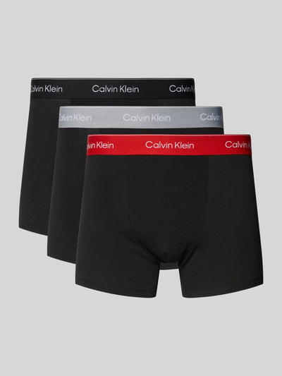 Calvin Klein Underwear Relaxed fit boxershort met logodetail in een set van 3 stuks Zwart - 1