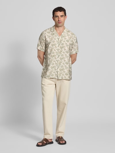 Jack & Jones Premium Freizeithemd mit Knopfleiste Modell 'LINCOLN' Oliv 1