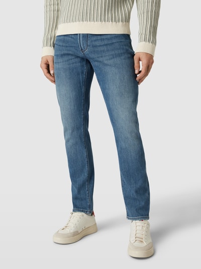 Emporio Armani Straight leg jeans in 5-pocketmodel Lichtblauw - 4