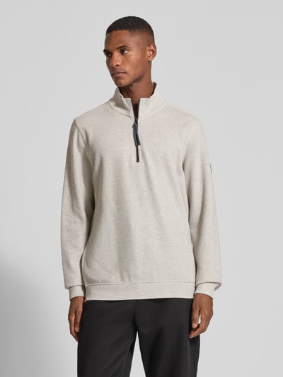 Lerros Sweatshirt met opstaande kraag, model 'SELANIK' Offwhite - 4