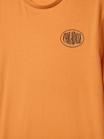 s.Oliver RED LABEL Regular Fit T-Shirt aus reiner Baumwolle Orange 2