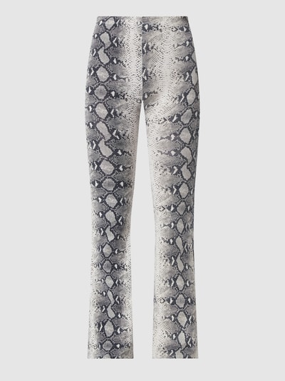 REVIEW Flared Leggings mit Animal-Print Offwhite 2